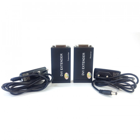 Видео удлинитель ViTi DVIEXT60 черный