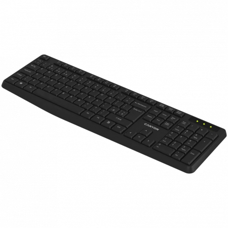 Клавиатура беспроводная Canyon KB-W01 (CNE-CKEYW01-RU) черный