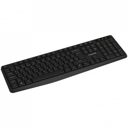 Клавиатура беспроводная Canyon KB-W01 (CNE-CKEYW01-RU) черный
