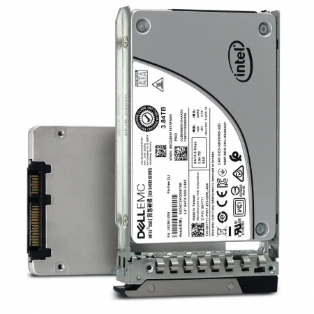 3.84 ТБ SSD диск Dell 345-BDRO-SP01 серебристый