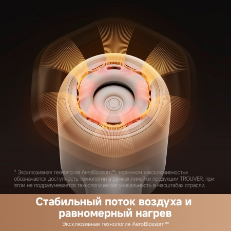 Фен Trouver Shine 20 High-Speed Hair Dryer-Gold (AMSH20-Gold) золотой