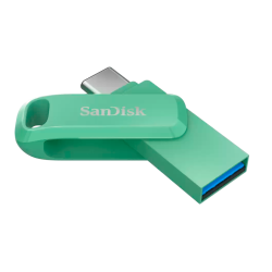 128 ГБ USB Флеш-накопитель SanDisk Ultra Dual Drive Go USB Type-C (SDDDC3-128G-G46AG) зеленый