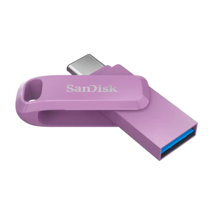 128 ГБ USB Флеш-накопитель SanDisk Ultra Dual Drive Go USB Type-C (SDDDC3-128G-G46L) розовый