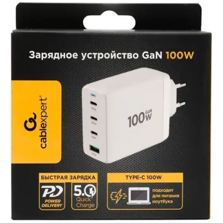 Сетевое зарядное устройство Cablexpert MP3A-PC-66 белый
