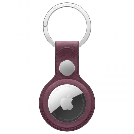 Bluetooth-трекер Apple AirTag FineWoven Key Ring - Mulberry (MT2J3ZM/A) бордовый