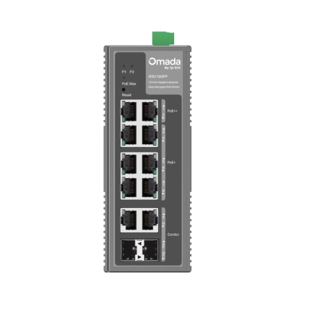 Коммутатор Tp-Link IES210GPP(UN) черный