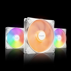 Комплект вентиляторов для корпуса be quiet! Light Wings LX 3x140 мм PWM high-speed (BL131) белый
