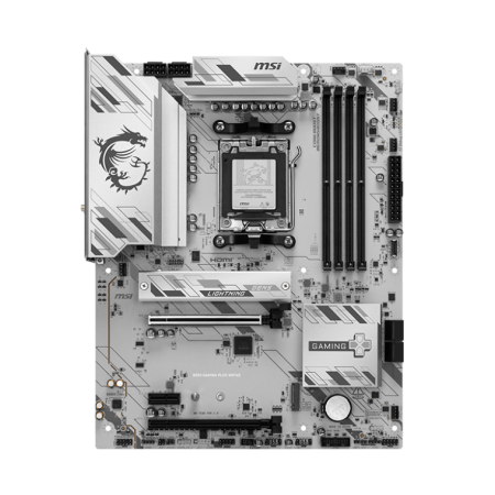 Материнская плата MSI B850 GAMING PLUS WIFI6E белый