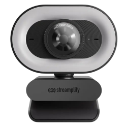 Веб-камера Streamplify CAM PLUS CAM PLUS-FHD-2M60-LIGHT-BK черный