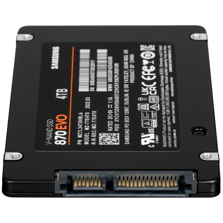 4 ТБ SSD диск Samsung 870 EVO (MZ-77E4T0BW) черный