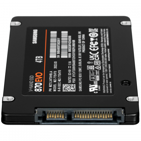 4 ТБ SSD диск Samsung 870 EVO (MZ-77E4T0BW) черный 4 ТБ SSD диск Samsung 870 EVO (MZ-77E4T0BW) черный