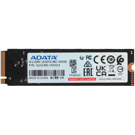 1 ТБ SSD диск ADATA LEGEND 860 (SLEG-860-1000GCS) черный