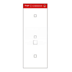 Панель для установки смесителя Raglo R599.8030 прозрачный