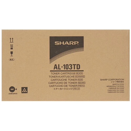 Картридж лазерный Sharp AL103TD черный (без чипа)