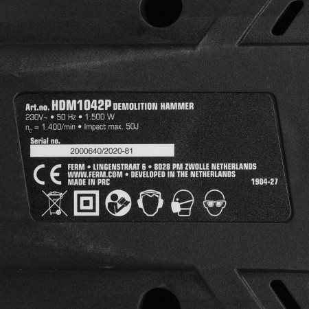 Отбойный молоток FERM HDM1042P черный