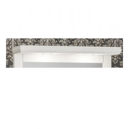 Козырёк к зеркалу Opadiris Мираж 80, цвет 1013 (Слоновая кость) белый