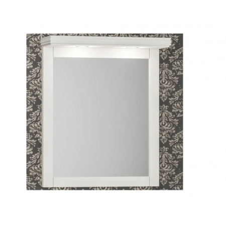 Козырёк к зеркалу Opadiris Мираж 80, цвет 1013 (Слоновая кость) белый