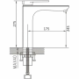 Смеситель Shevanik S8511H черный
