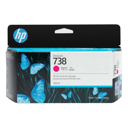 Картридж струйный HP 738 (498N6A) пурпурный (с чипом)