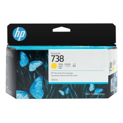Картридж струйный HP 738 (498N7A) желтый (с чипом)