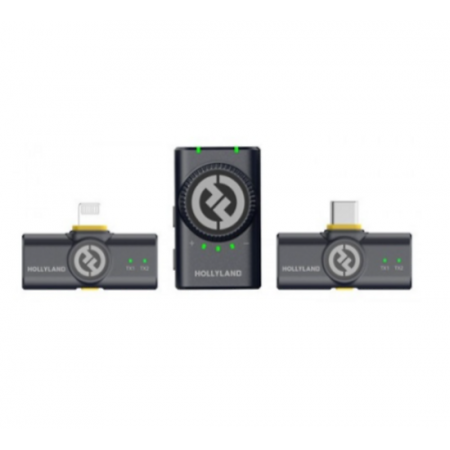 Микрофон Hollyland Lark M2 Combo (M2COM) черный