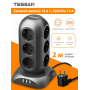 Сетевой фильтр Tessan TPS02-DE 12 черный 2м
