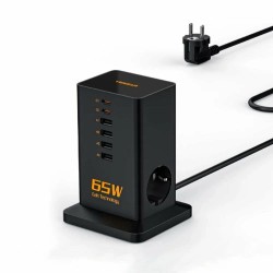 Сетевой фильтр Tessan TS-FS02DE00 черный 1.8 м