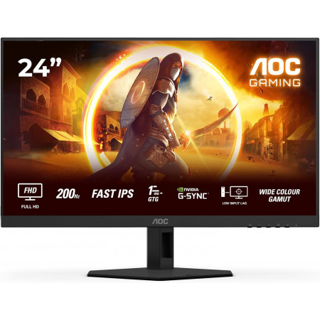 23.8" Монитор AOC 24G4HRE (24G4HRE/01) черный