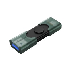 256 ГБ USB Флеш-накопитель Kingston DataTraveler Duo (DTDEG2/256GB) зелено-черный