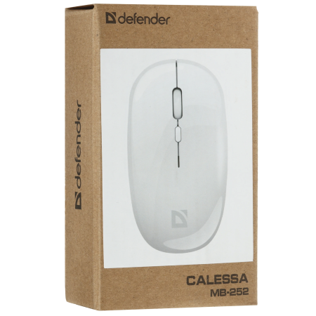 Мышь беспроводная Defender Calessa MB-252 (52252) белый