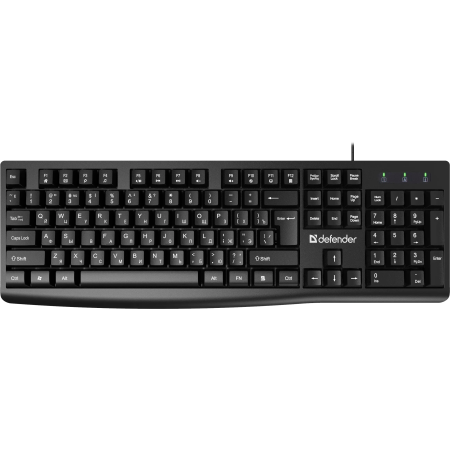 Клавиатура проводная Defender Navigator HB-138 (45138) черный