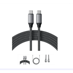 Кабель USB-C - USB-C SATECHI ST-TCC2MM 2 м черный