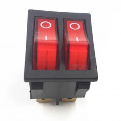 Переключатель RUICHI KCD3-606 красный
