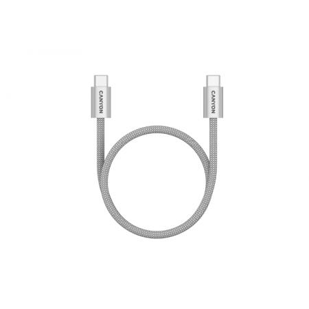 Кабель USB Type-C - USB Type-C Canyon CCMG60 (CND-CCMG60AB15LG) 1 м серый