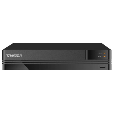 8-канальный IP-видеорегистратор TRASSIR TR-N1108P черный