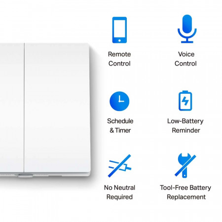 Умный выключатель TP-Link Tapo S220 (Tapo S220(EU)) белый