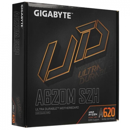 Материнская плата GIGABYTE A620M S2H 2.0 черный