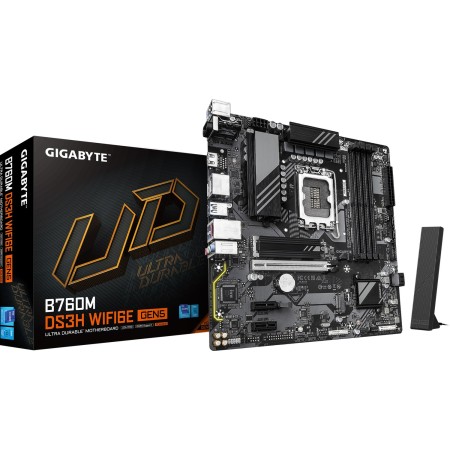 Материнская плата GIGABYTE B760M DS3H WF6E GEN5 1.0 черный