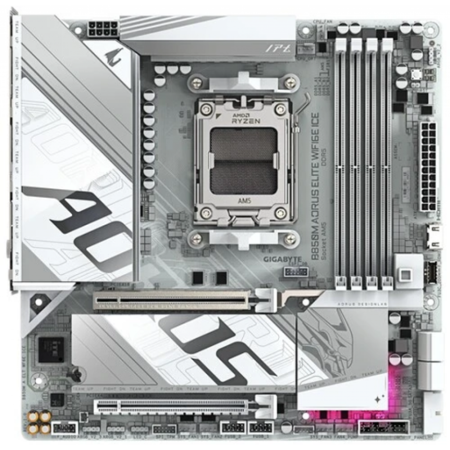 Материнская плата GIGABYTE B850M A ELT WF6E ICE 1.1 белый