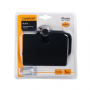 Бумагодержатель с крышкой Fixsen Comfort Black FX-86010 черный