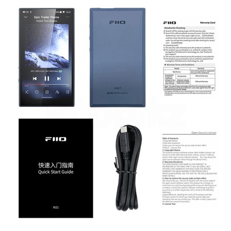 MP3-плеер FiiO M21 (F3071M) темно-синий