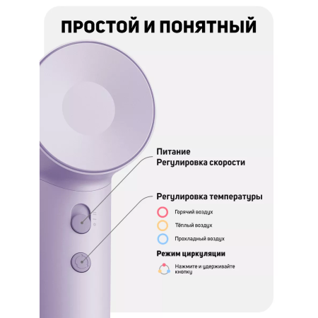 Фен Laifen SE Special фиолетовый