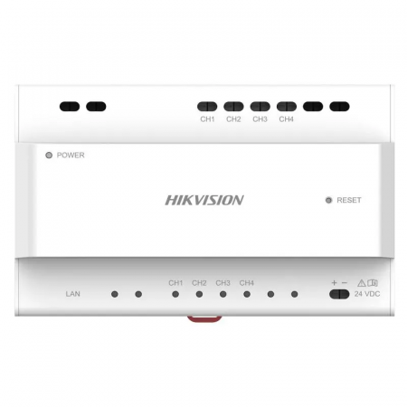 Распределитель для домофона Hikvision DS-KAD704 белый