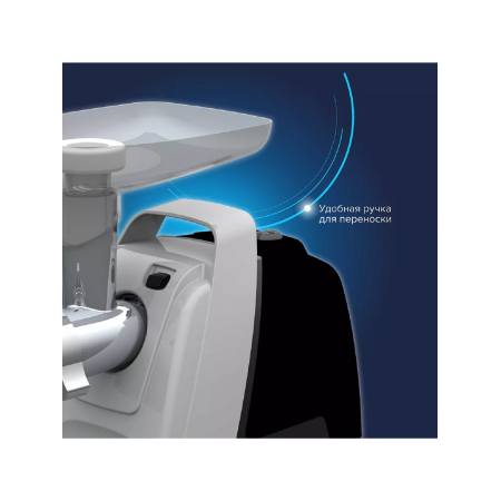 Электромясорубка Аксион М61.02 черно-серебристый