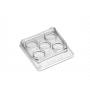 Лабораторный прибор Square 5 well dish, per 6 - 30x6/box Прозрачный