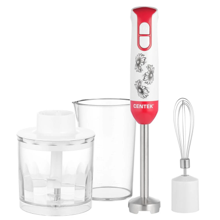 Блендер погружной Centek CT-1336 Flower красный