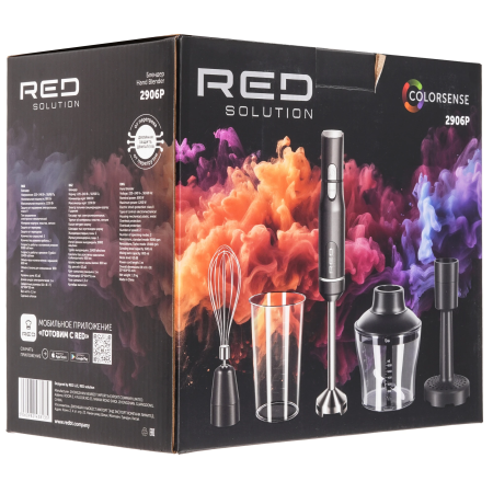 Блендер погружной RED SOLUTION COLORSENSE 2906P черный