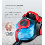 Пылесос Polaris PVC 1823 красный