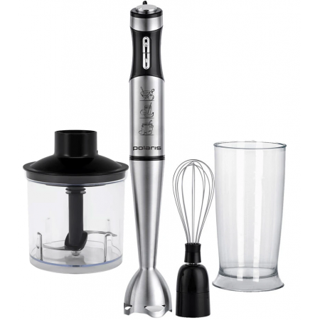 Блендер погружной Polaris PHB 0757A серебристый