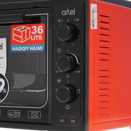 Мини-печь Artel MD 3614 E красный